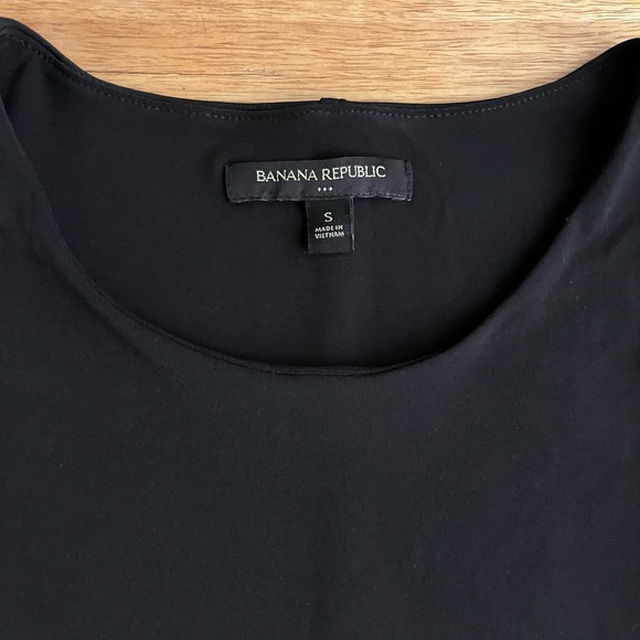 Banana Republic Black Sleeveless Mini/Midi Sheath Dress - Picture 4 of 8